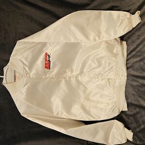 Vintage 1980's Satins Made in USA Silky Quilted Bomber Jacket Sz.XL Maywood Park